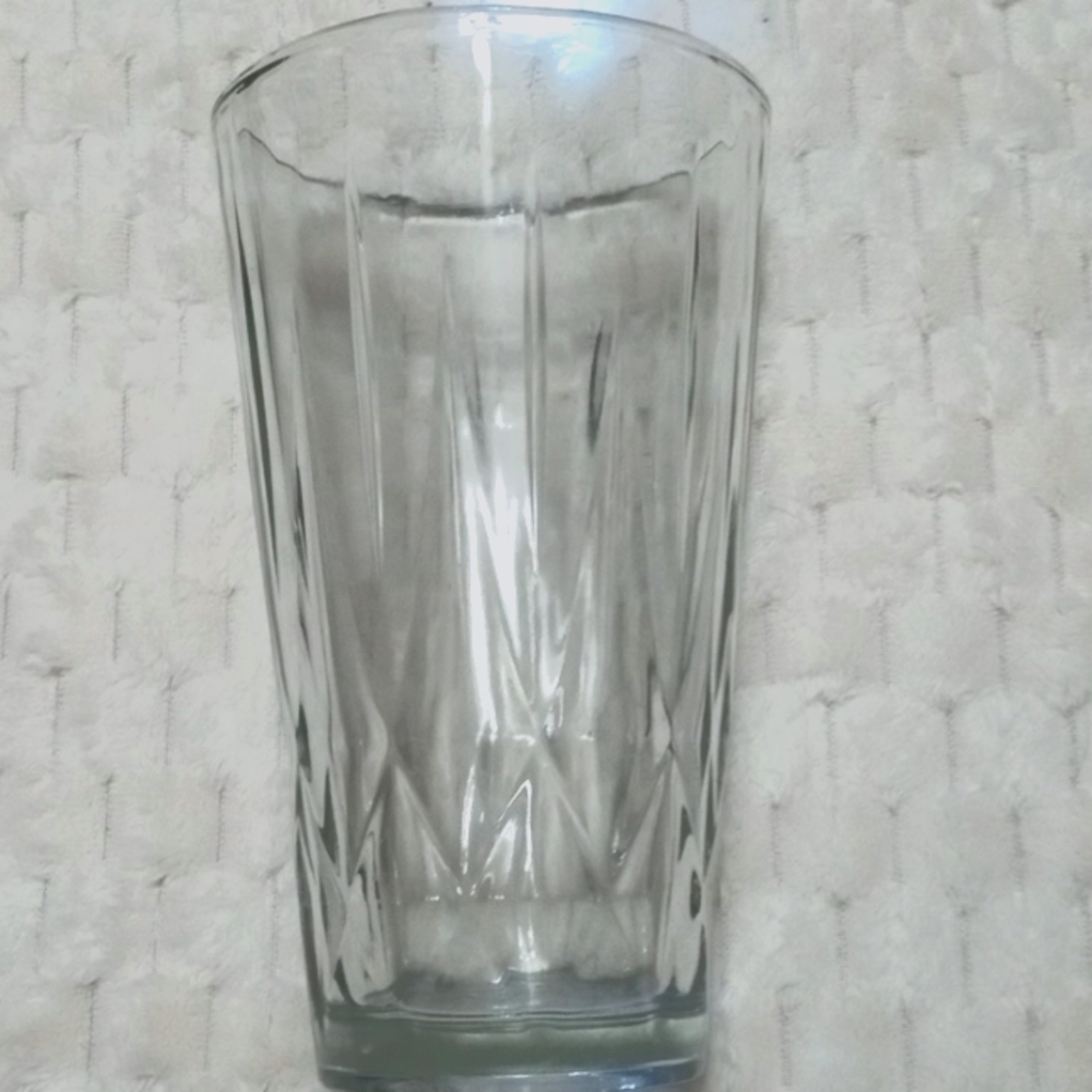 A very expensive crystal vase.